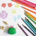 Карандаши цветные Мульти-Пульти "Енот-следопыт", 12цв., трехгр.,рисунок на корпусе, заточен., картон