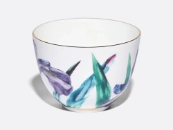 Чашка с блюдцем L’Art des Fleurs (Искусство цветов) в подарочной упаковке, форма Весенняя 2, рисунок Аметистовое пламя, арт 81.33403.00.1