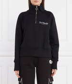 Худи karl signature half zip Karl Lagerfeld - черный(235W1809)