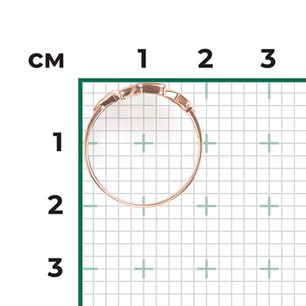 Кольцо «Мерцание звёзд» из комбинированного золота