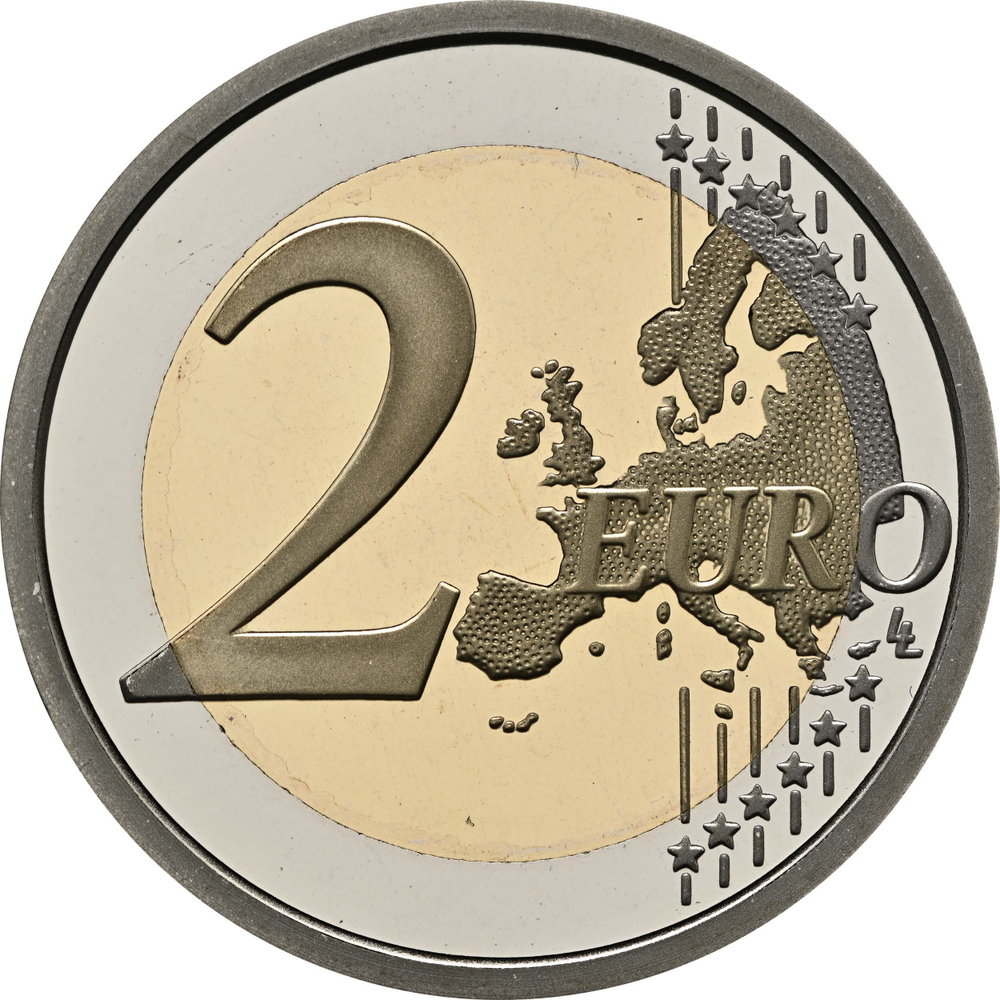 ИТАЛИЯ, 2025, 2 ЕВРО [PROOF] [БИМЕТАЛЛ]