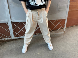 Чиносы ZRD Classic Velvet Молочный