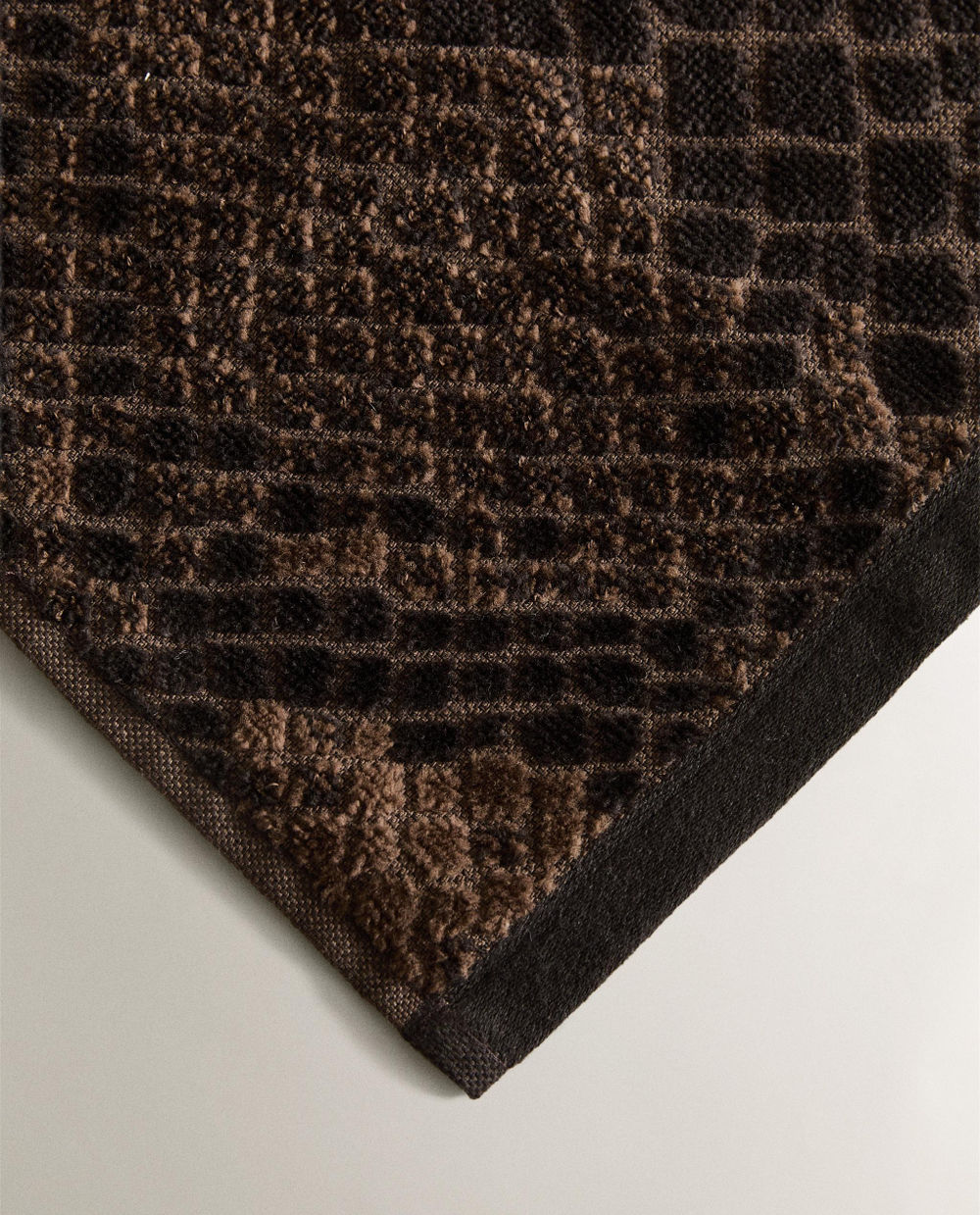 Zara Home Полотенце для лица и рук из хлопка, коричневый, 30x30 см (3 шт.)