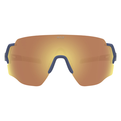 HILX Savage (L) / Matt Blue Warm Grey / Gold Lens