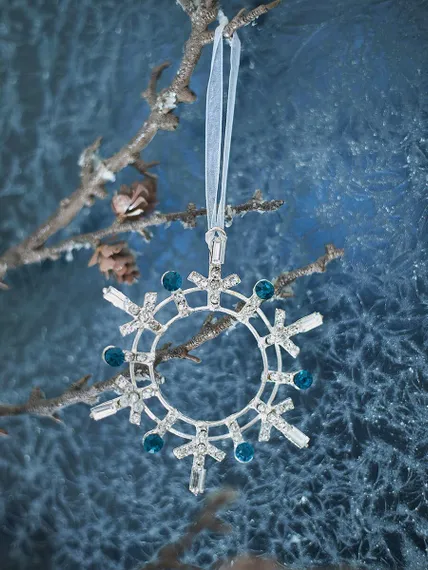 Набор из 4 украшений, 10 см, бусины