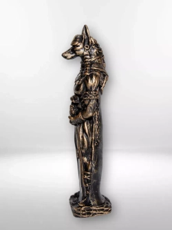 Коллекционная алтарная фигурка статуэтка египетский Бог Анубис оберег для дома