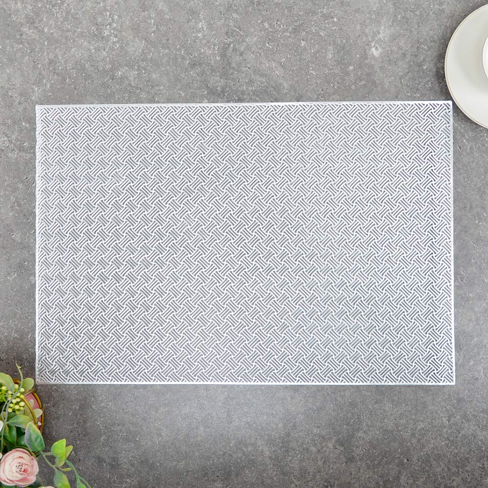 Салфетка подстановочная 30*45см MONICA Iv6A2163, серебро (12шт/уп)