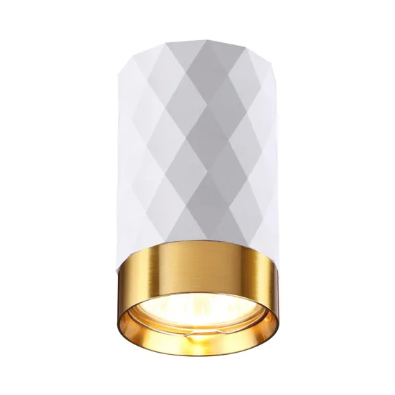 4286/1C HIGHTECH ODL22 329 белый/золотистый/металл Потолочный светильник IP20 LED GU10 max 10W AD ASTRUM