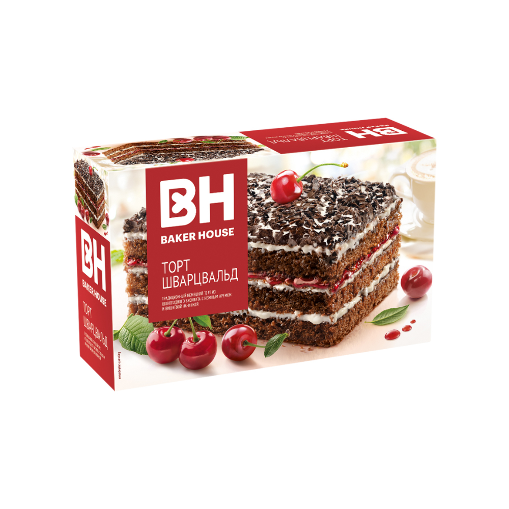 Торт Baker House Шварцвальд 350 гр