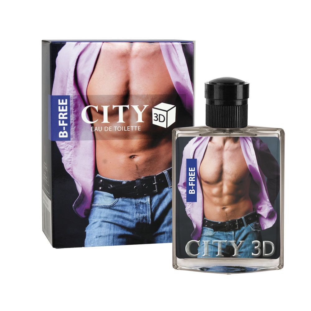 City Parfum CITY 3D B-Free туалетная вода, 90 мл мужской