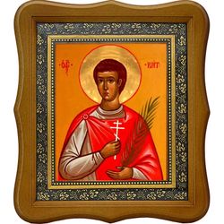 Вит Римский Святой Мученик. Икона на холсте.