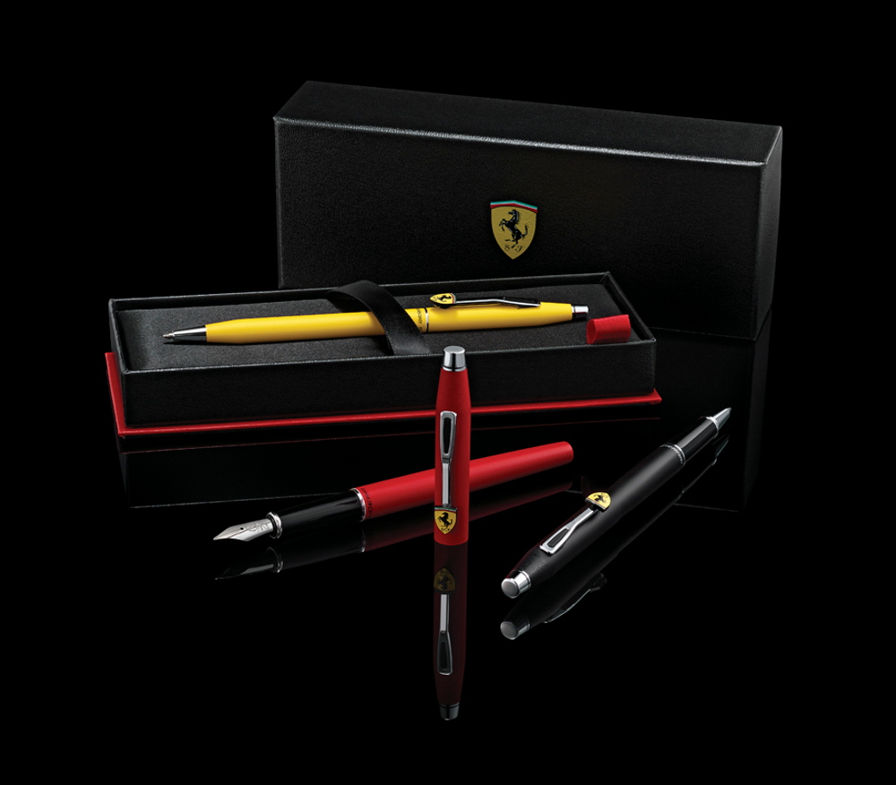 Cross Selectip Classic Century - Ferrari Matte Rosso Corsa Red Lacquer/Chrome, ручка-роллер