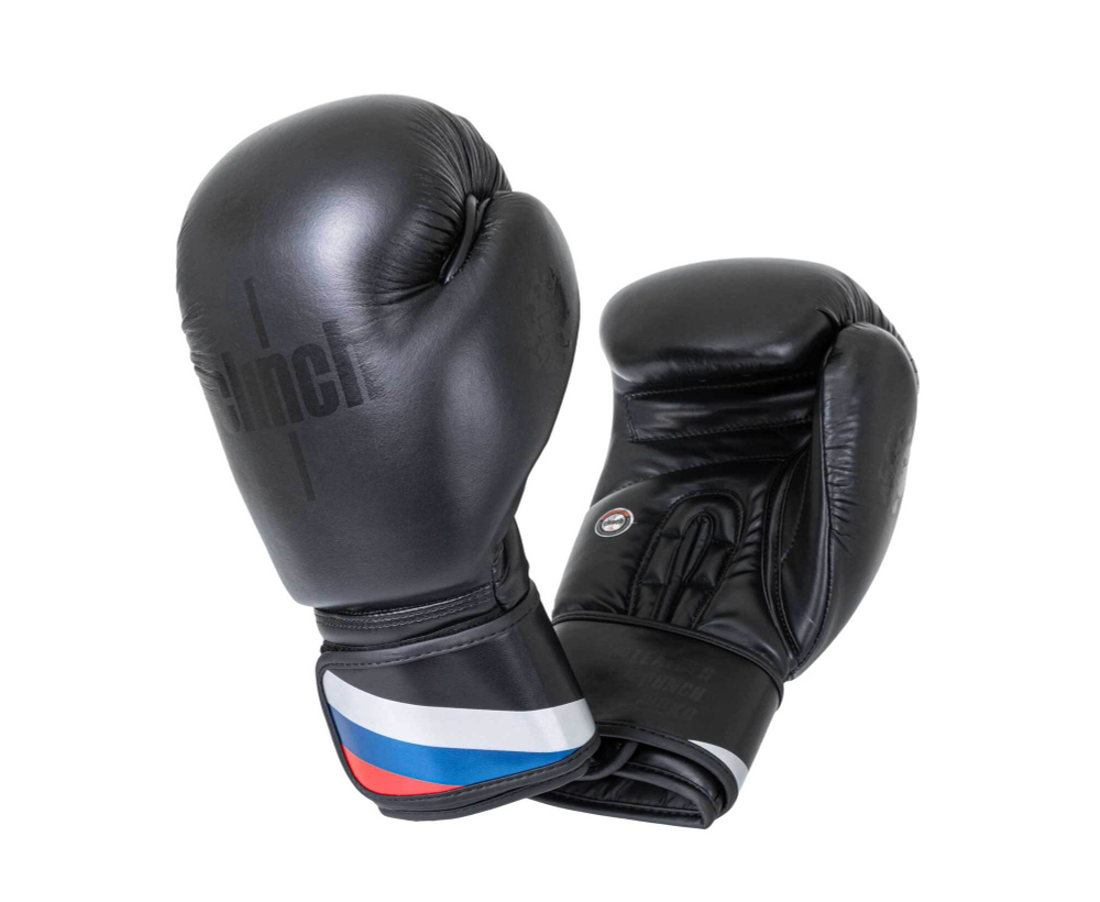 Перчатки боксерские Clinch Olimp Plus черные C155
