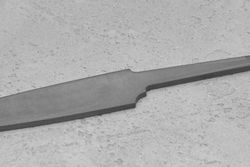 Заготовка для ножа, сталь N690Co 3,1мм. Модель "Аппарель О100" с клинком 100мм, ТО 61-62HRC