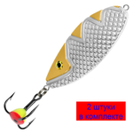 Блесна зимняя СПИНКА 10,0g, цвет 01, 1 шт