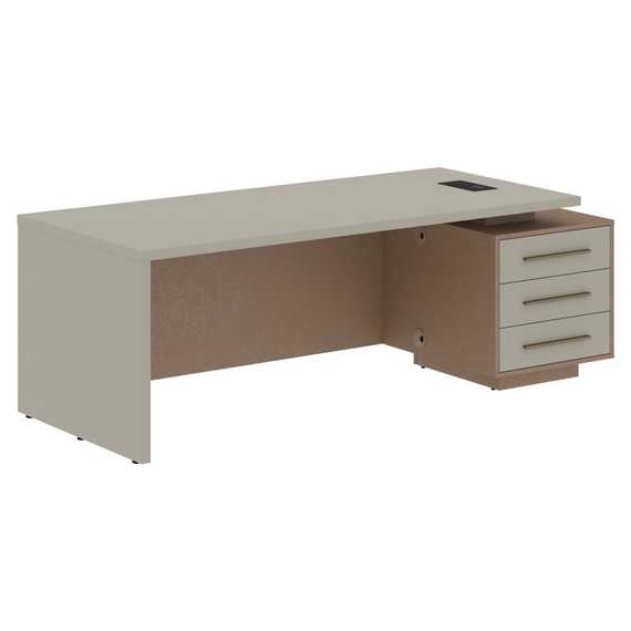 Стол руководителя с тумбой VCT 2290(R)  2200х900х750 VELION