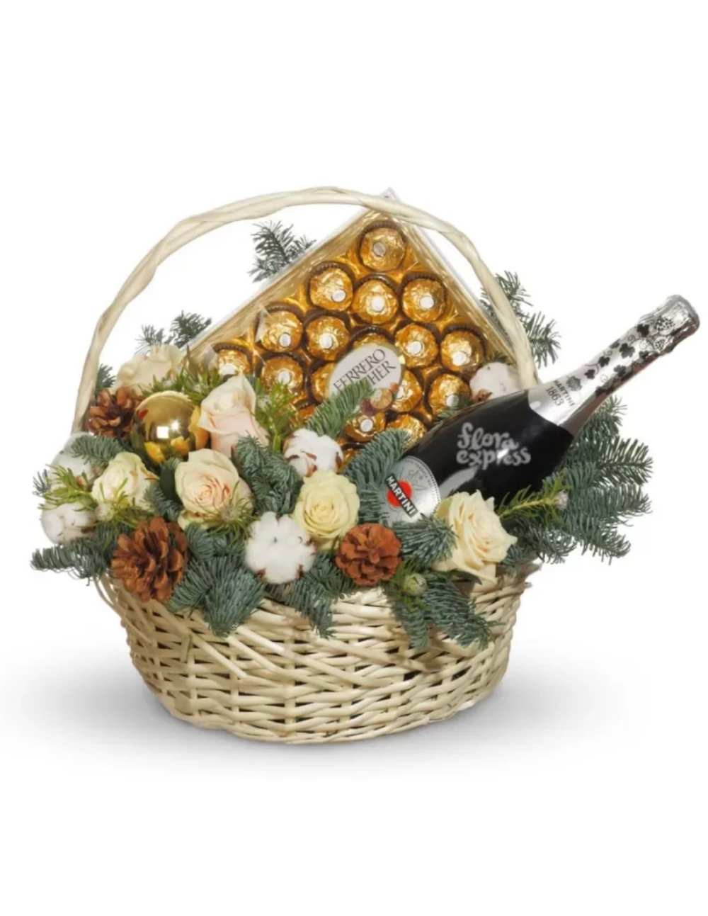 Новогодняя корзина 6