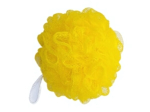 Мочалка для тела полипропиленовая шар «Lappy», цвет желтый, 50 гр