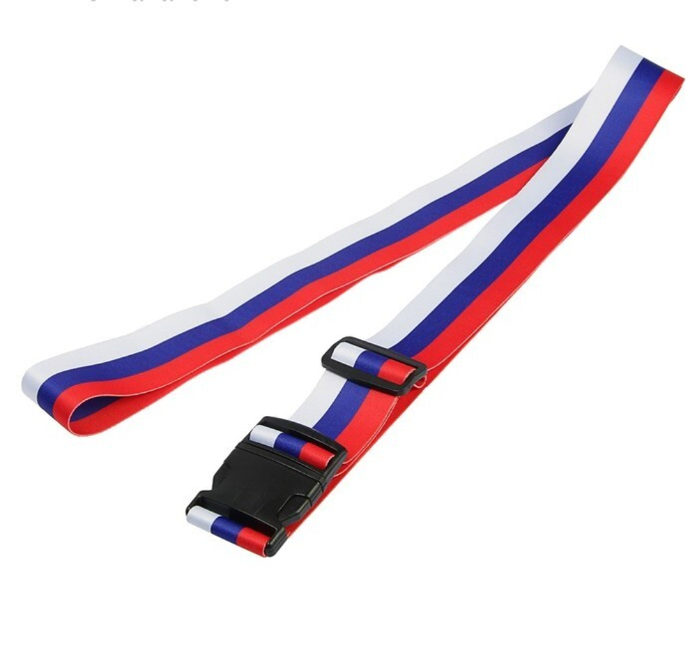 Ремень для чемодана или сумки ТУНДРА, "Триколор" 3608778