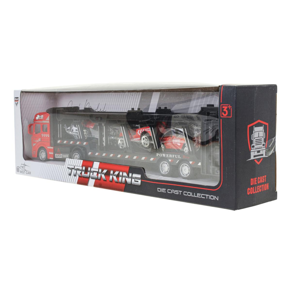 Автовоз ин. + 3 машинки, коробка W2212-12D