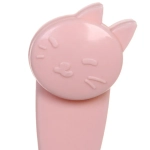 Совок для кошачьего туалета с держателем «ДОНКОТТИКО», цвет бежево-розовый, средняя сетка, 26*10см (лейбл)