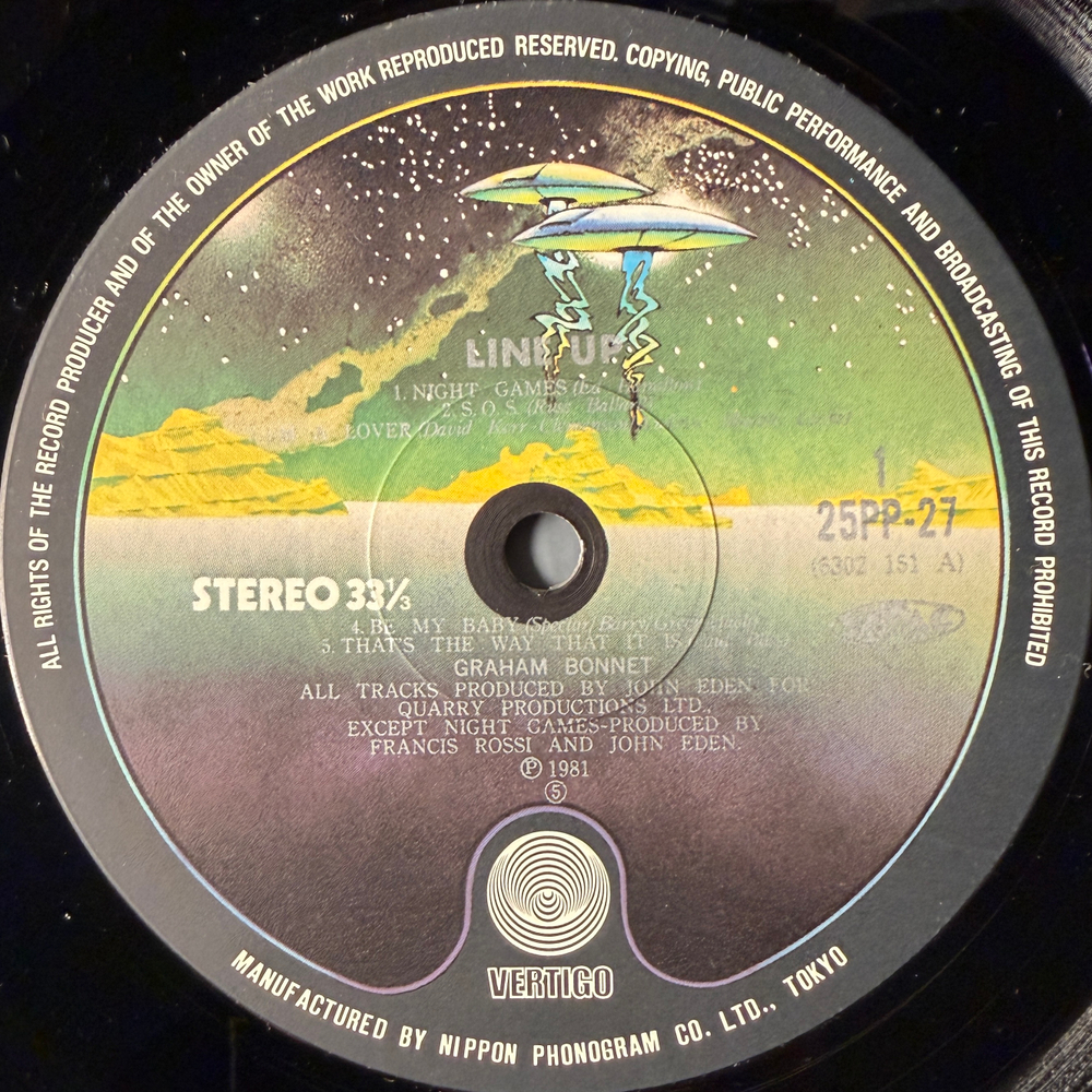 Graham Bonnet – Line-Up (Япония 1981г.)Т
