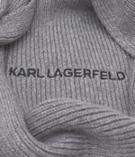 Шаль k/essential logo Karl Lagerfeld - серый(236W3305)