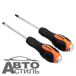 Набор отверток   2пр (1крест+1плоская) УДАРНЫЕ блистер ЕРМАК 651221