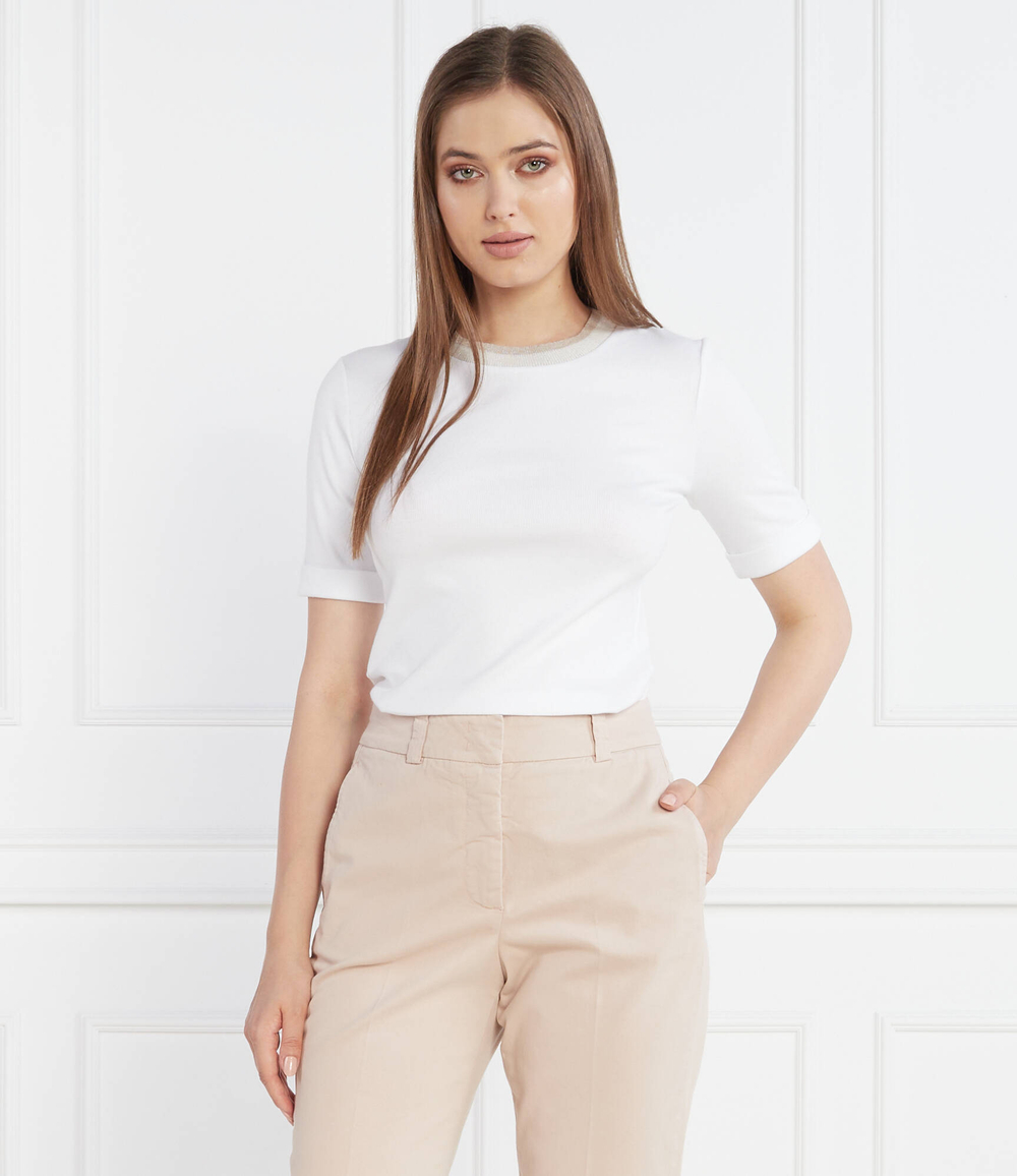 Хлопковая футболка Peserico - белый(S06930J0 5669C)