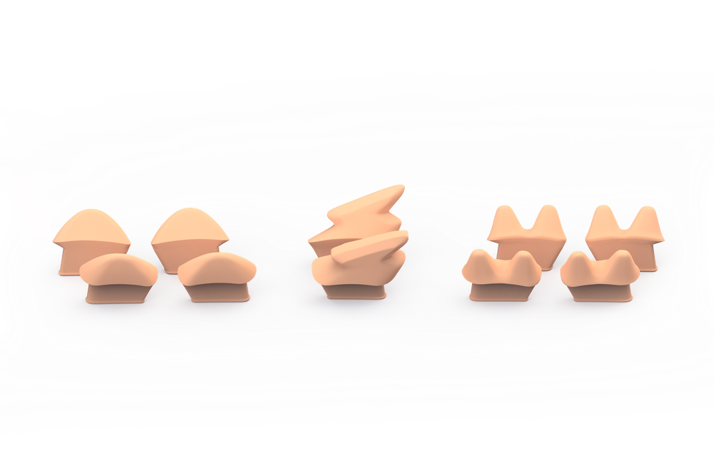 Вставки силиконовые для шлема UNIT 1 SPARKY