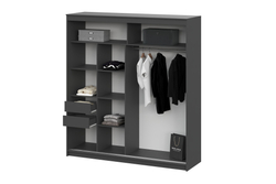 Шкаф-купе ШКП 3 (2,0) МАКС Меланж