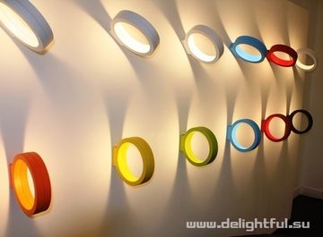 дизайнерское бра CINI&NILS  —  Assolo wall lamp  yellow