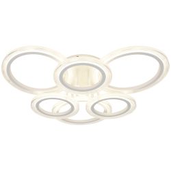 Светильник потолочный светодиодный ЭРА Модерн Ring CLL-1-90-RC WH с ДУ 90W 3000-6500К белый | Светильники SPB-6 с ДУ