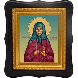 Александра Смольянинова мученица. Икона на холсте.