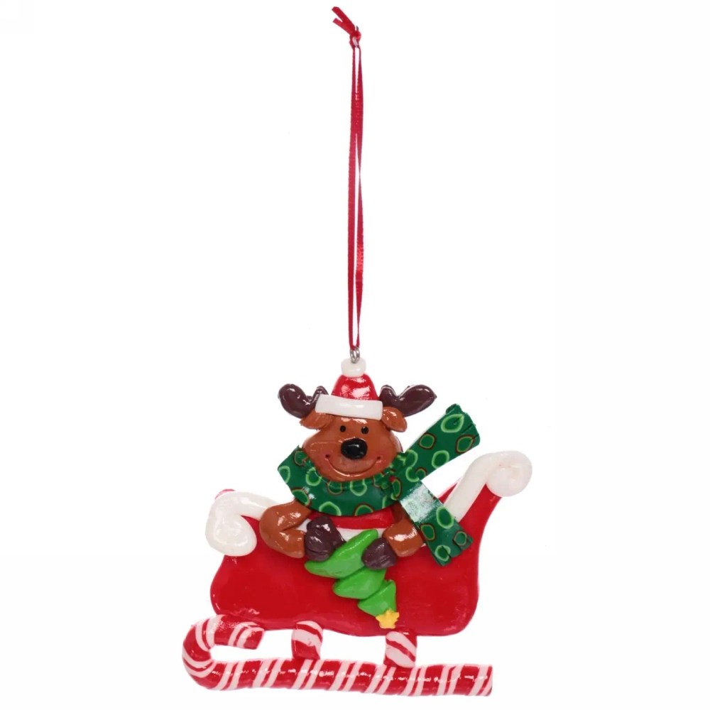 Подвеска Сandy «Новогодний экспресс» 10*10 см, в ассортименте