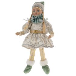 GAEM Игрушка набивная "Эльф" (муз, движ), L15 W11 H43 см (полка 23 см.)