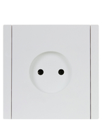 FORTE&PIANO Розетка 1-местная без заземления без защитных шторок винтовое крепление 10А FP218 белый IEK