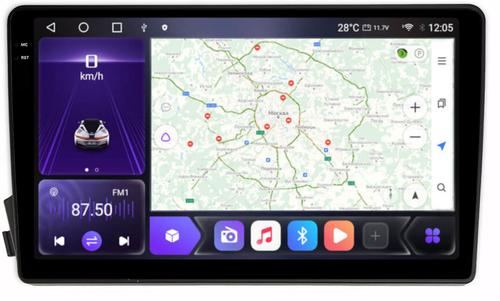 Магнитола для SsangYong Actyon 2005-2010, Kyron, Actyon Sports 2006-2016 - Kuberg OL-9303 QLed+2K, Android 12, Быстрая, CarPlay, 4G SIM-слот