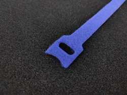 Стяжка для кабеля, липучка PL25 синяя