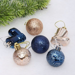 Набор украшений "Волшебное сияние" 4 см (13 предметов),сапфир/шампань (Серпантин)