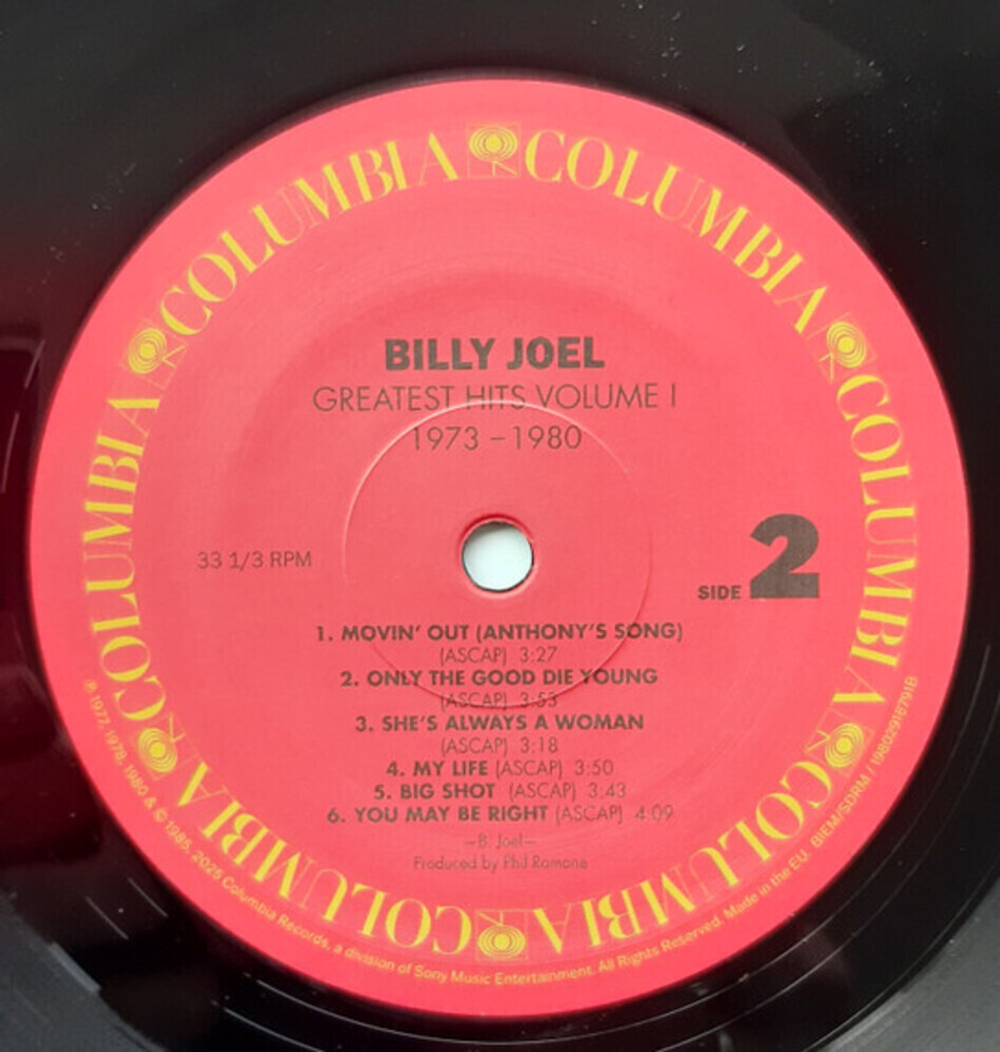 Billy Joel / Greatest Hits Volume I & II (40th Anniversary Edition)(2LP)