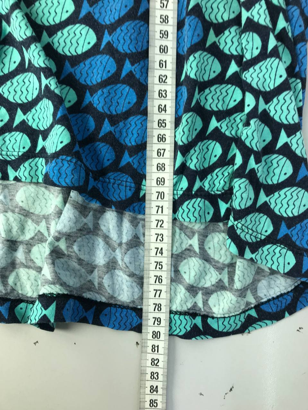 Блуза Proud Mom с рыбками 52-54 размер