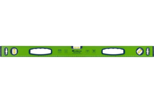 Уровень алюминиевый магнитный Сибртех 800 мм (3 глазка + рукоятки)