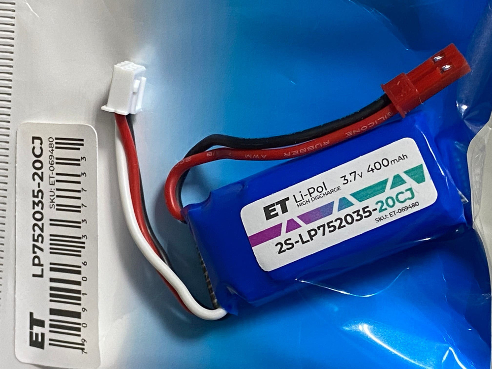 Аккумулятор ET 2S-LP752035-20CJ