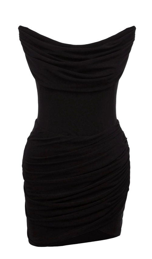 Короткое вечернее платье с корсетом