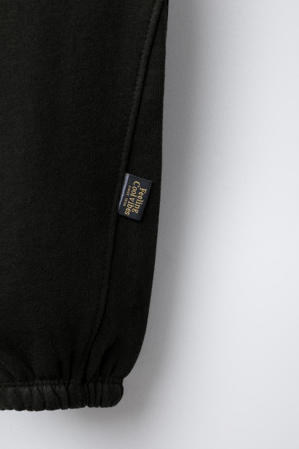 ZARA БРЮКИ-ДЖОГГЕРЫ, ЧЕРНЫЙ