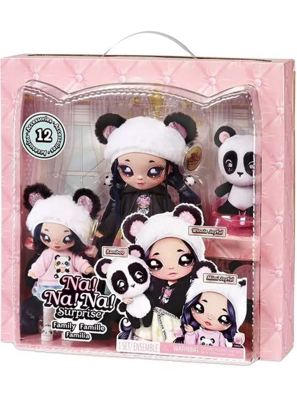 Набор Panda Family с куклой Winnie Joyful
