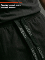 Шорты тренировочные двойные LEGENDA Gym Tigh черные