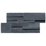 Натуральный камень Сланец черный Pharaon 180x350x10-20 Модерн