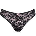 Кружевные трусики-бразилиана Amy (Размер: L) (Цвет: синий)